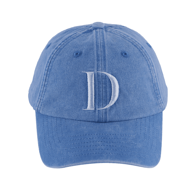 Gorra para Mujer Original con Iniciales LuckyLy, Ajustable y Moderna, Letras A-Z azul Unitalla - Ajustable