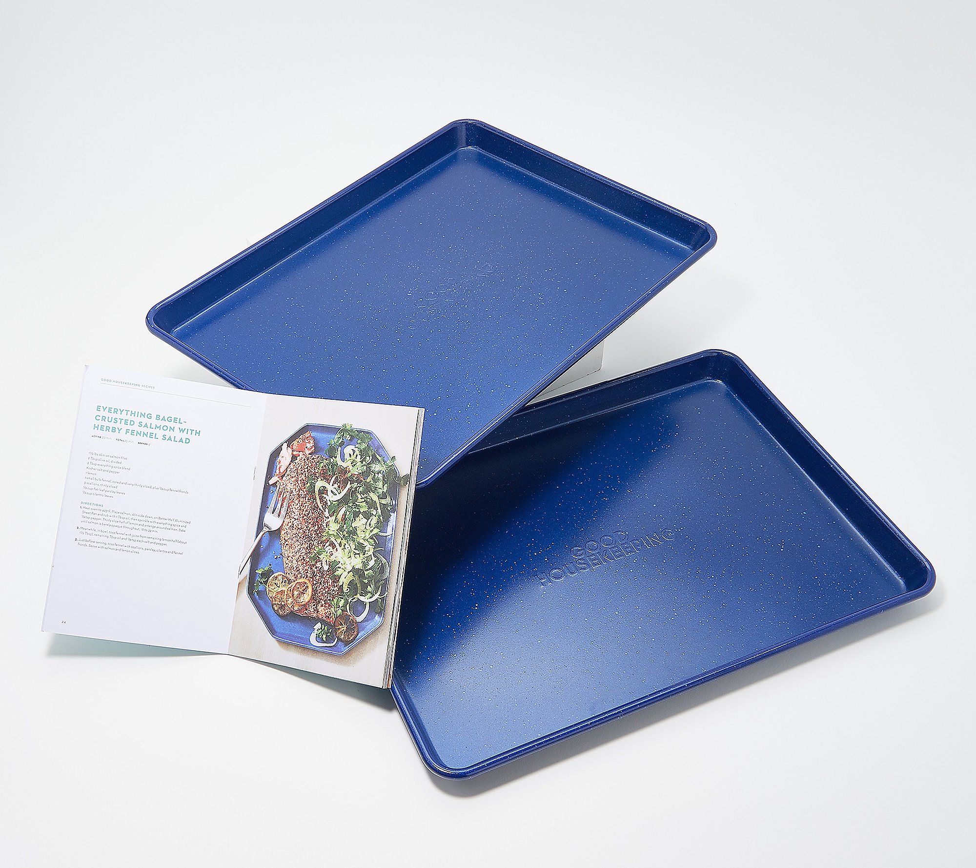 Good Housekeeping Better Half 2 Aluminum Sheet Pans K50812 Refurbished