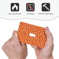 thumbnail image 4 of Fotbe Dots On Orange Background Print Duplex Receptacle Wall Plate, 1-Gang 5.0" x3.0" Wall Outlet Covers, Dual Outlet Faceplates Covers, Color-matched Screws Included-Style T, 4 of 6