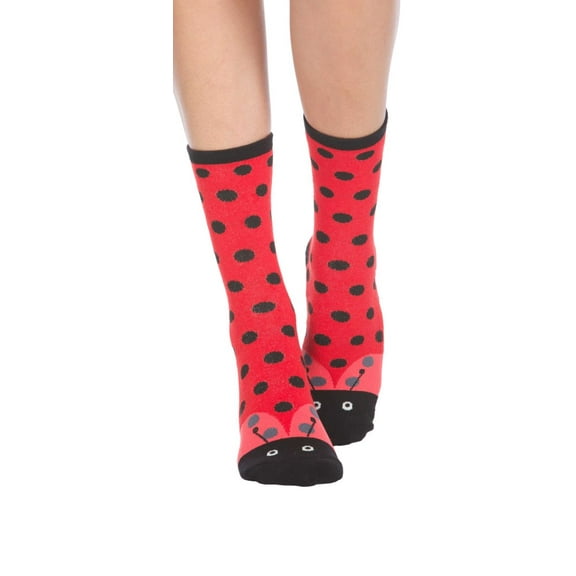 Ladybug Slipper Sock