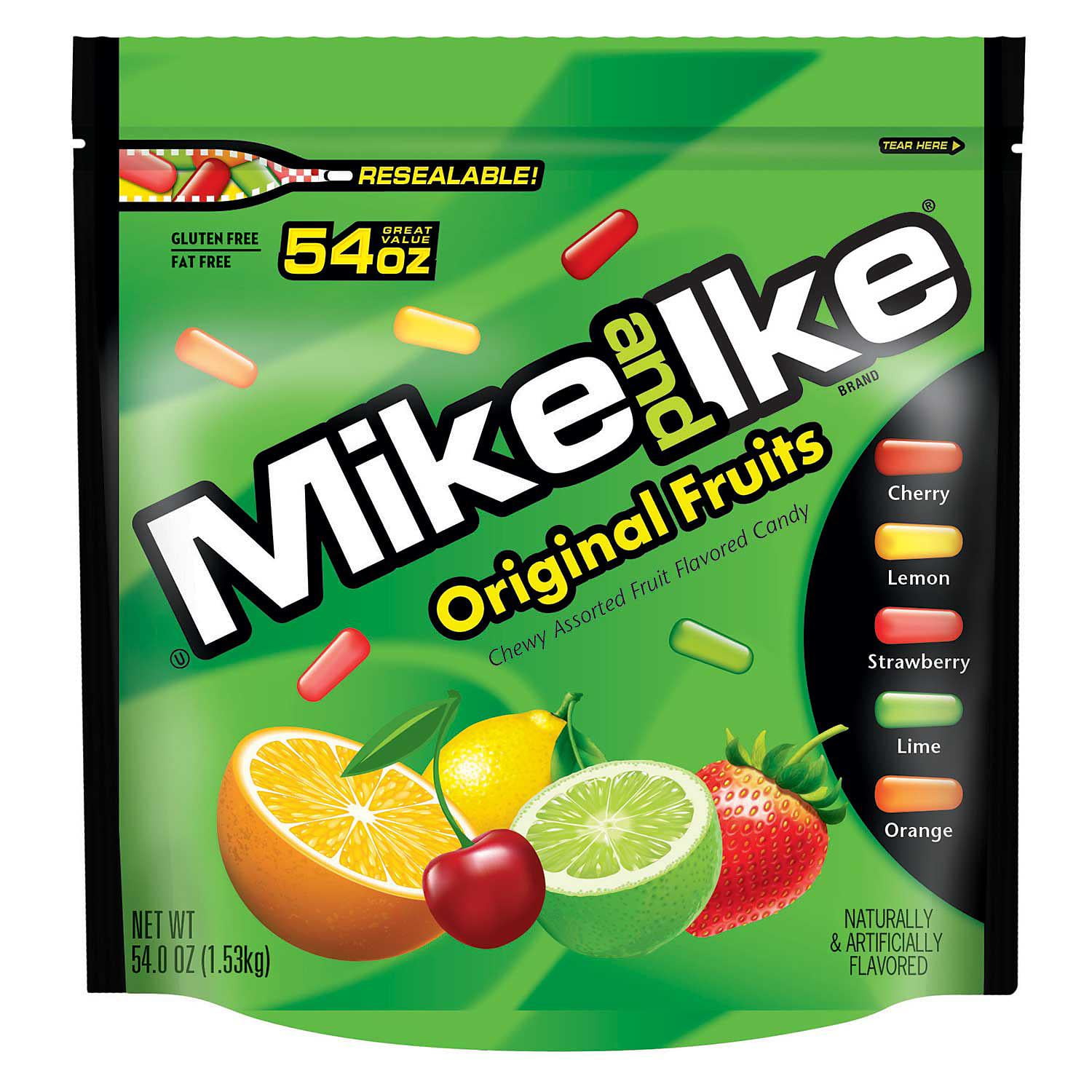 Mike And Ike Original Fruits 54 Oz Walmart Com