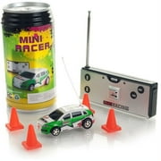 Trademark Global Mini Racer Remote Control Car in a Can, Green