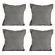 thumbnail image 1 of Cojin Decorativo Cuadrado DICASA Set de 4 Niz Gris Oscuro, 1 of 4