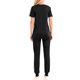 thumbnail image 3 of Traje de Pantalones para Mujeres Profesional Casual Cuello en V Manga Corta con Pantalones Largos, Ropa de Trabajo de Poliéster Ligera de Cuatro Estaciones para Uso Diario Y Casero, 3 of 3