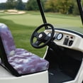 thumbnail image 4 of Aplkyhs Tie Dye Club Car ComfortableSeat Covers Comfort Golf Cart Front Seat Cushion Set Golf Cart Seat Covers Easy Installation Universal Golf Cart Bench Chair Cover, 4 of 7