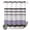 Purple, variant on No Hook Shower Curtain, Grey Stripes Abstract Shower Curtains for Bathroom with See Through Top Window, Geometric Spring Flowers Country Waterproof & Washable Bath Curtain Stand Up Stall 36"x72"