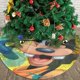 thumbnail image 3 of Falda de árbol de Navidad divertida, suave y divertida, collar de árbol de Navidad, decoración navideña de granja de 36", 3 of 4