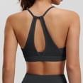 thumbnail image 5 of Lopecy-Sta Sports Bra for Women Keyhole T-Back Seamless Light to Medium Support Yoga Top Removable Padded Workout Bra, 5 of 5