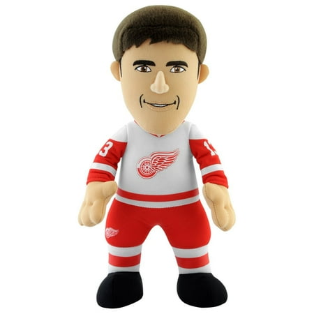 9' Plush Player - NHL Detroit Red Wings Pavel Datsyuk Player Plush Doll, 6.5-Inch x 3.5-Inch x 10-Inch, Red, 100% Polyester By Bleacher Creatures