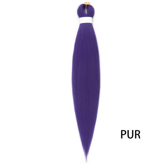 XmhyTop 3PCS 26 Inch Pre-Stretched Synthetic Braiding Hair, Knotless Twist Extensions with Vibrant Colored Options for Easy Styling, Purple A