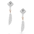thumbnail image 2 of Montana Silversmiths Women's American Legends Feather Earrings Silver One Size, 2 of 2