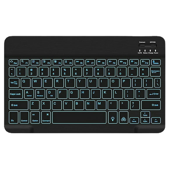 Backlit Bluetooth Keyboard Portable Wireless Keyboard Cordless Rechargeable for Android Phone iPad