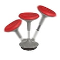 thumbnail image 2 of Learniture Adjustable-Height Active Learning Stool, Red, LNT-RIA3052RD-SO, 2 of 5