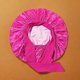 thumbnail image 2 of Capas Ducha Capó Con Banda Corbata Ajustable para Mujeres (rosa) Rojo, 2 of 5
