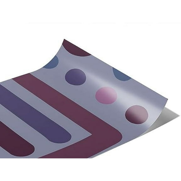 Rwraps Purple Abstract Austere Principe Matte Vinyl Film Wrap 59in x 14ft Vinyl Vehicle Car Film