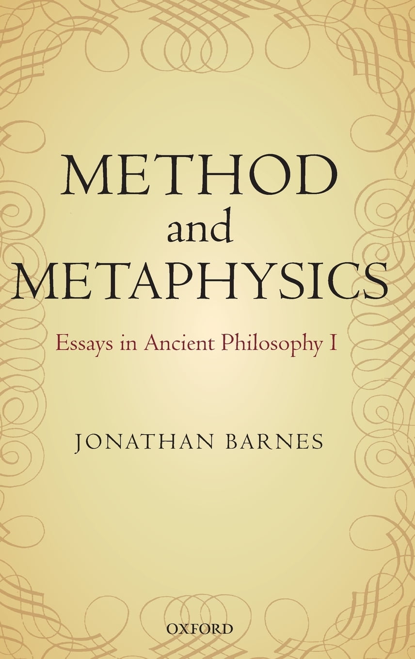 Method and Metaphysics Essays in Ancient Philosophy I (Hardcover