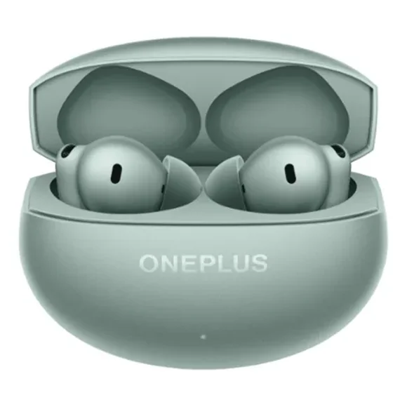 OnePlus Buds 4 Auriculares inalámbricos, 45 Horas de batería, cancelación de Ruido Inteligente, Controladores ANC duales de 55 dB, DAC dedicados y LHDC 5.0, Verde