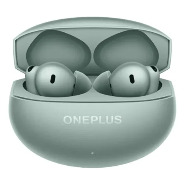 OnePlus Buds 4 Auriculares inalámbricos, 45 Horas de batería, cancelación de Ruido Inteligente, Controladores ANC duales de 55 dB, DAC dedicados y LHDC 5.0, Verde