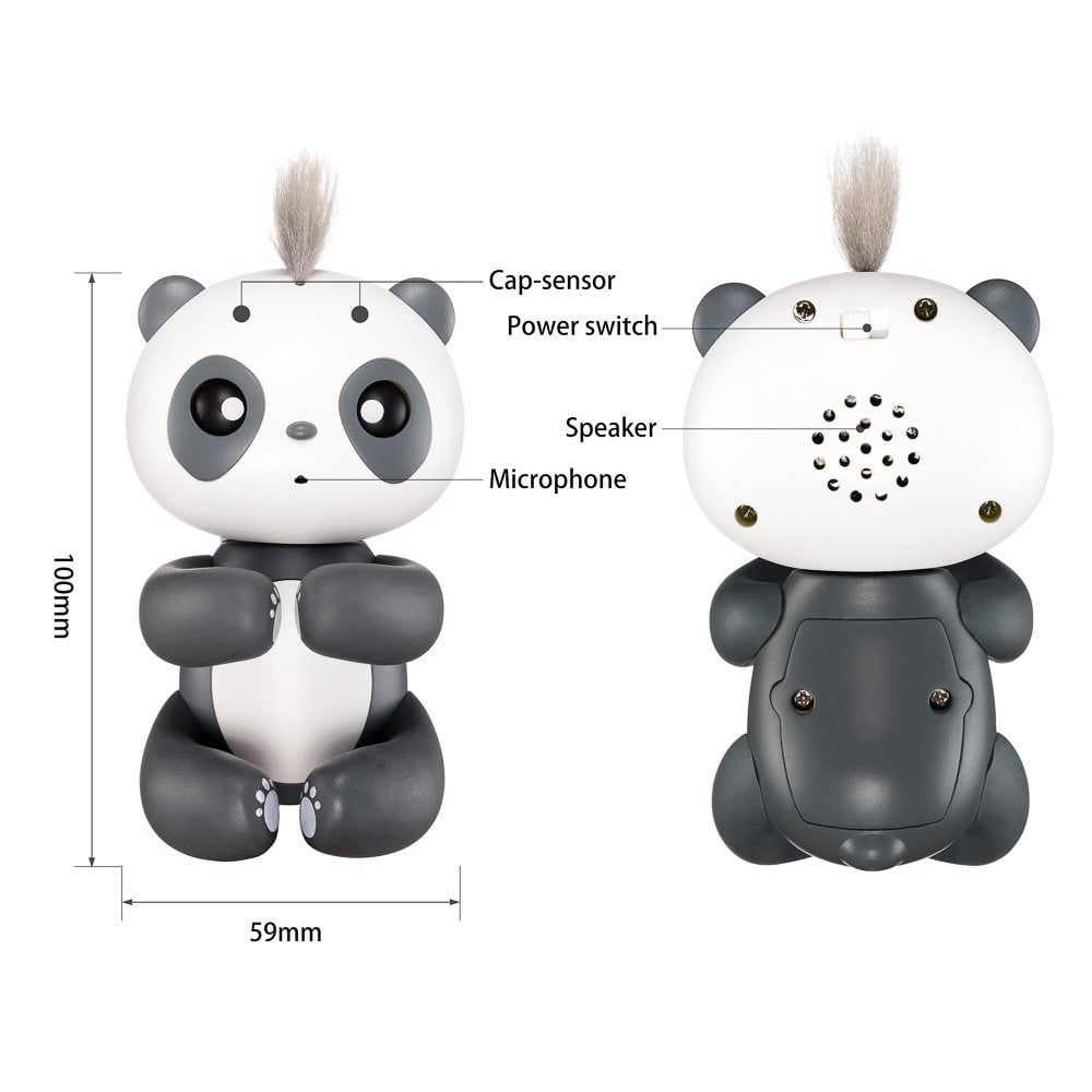 PINK Electronic Interactive Toy-Smart Pet Toys Finger Panda HAPPY PANDA 