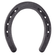 St. Croix 17123 1 Pair 8 mm Steel Crafted Lite Horseshoe, Size 1