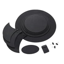 Drum Mute Pads Set 10Pcs Foam Drum Silencer for Practice Jazz Drums and Cymbals Noise Reduction Accessories Drumming