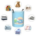 thumbnail image 4 of Holiday Dinosaur Laundry Hamper Small Storage Basket/Toy Organizer/Dirty Clothes Bucket, 4 of 5
