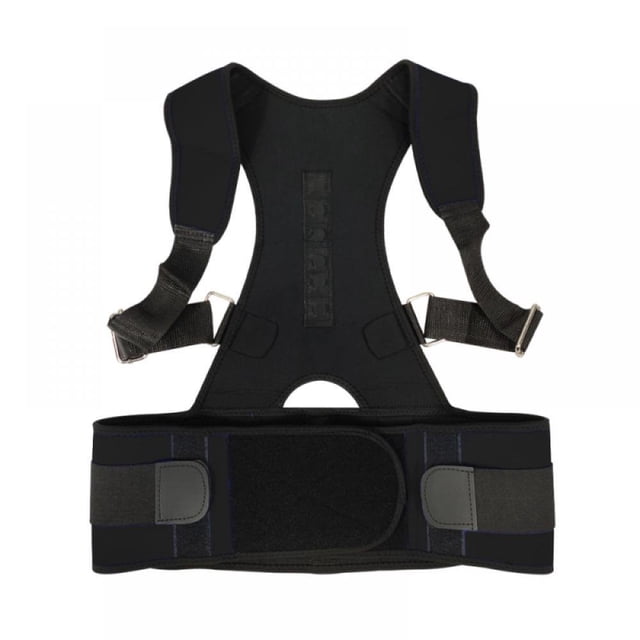 Adjustable Magnetic Posture Back Support Corrector Band Belt Brace Shoulder Lumbar Strap Pain Relief