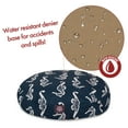 thumbnail image 4 of Majestic Pet | Sea Horse Round Pet Bed For Dogs, Removable Cover, Navy, Medium, 4 of 5