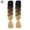 Black&Brown, variant on Braiding Hair Ombre Kanekalon Braids Synthetic Braiding Hair 2Pcs/1Pairs Hair Extension for Twist Braiding Hair (24" Black)