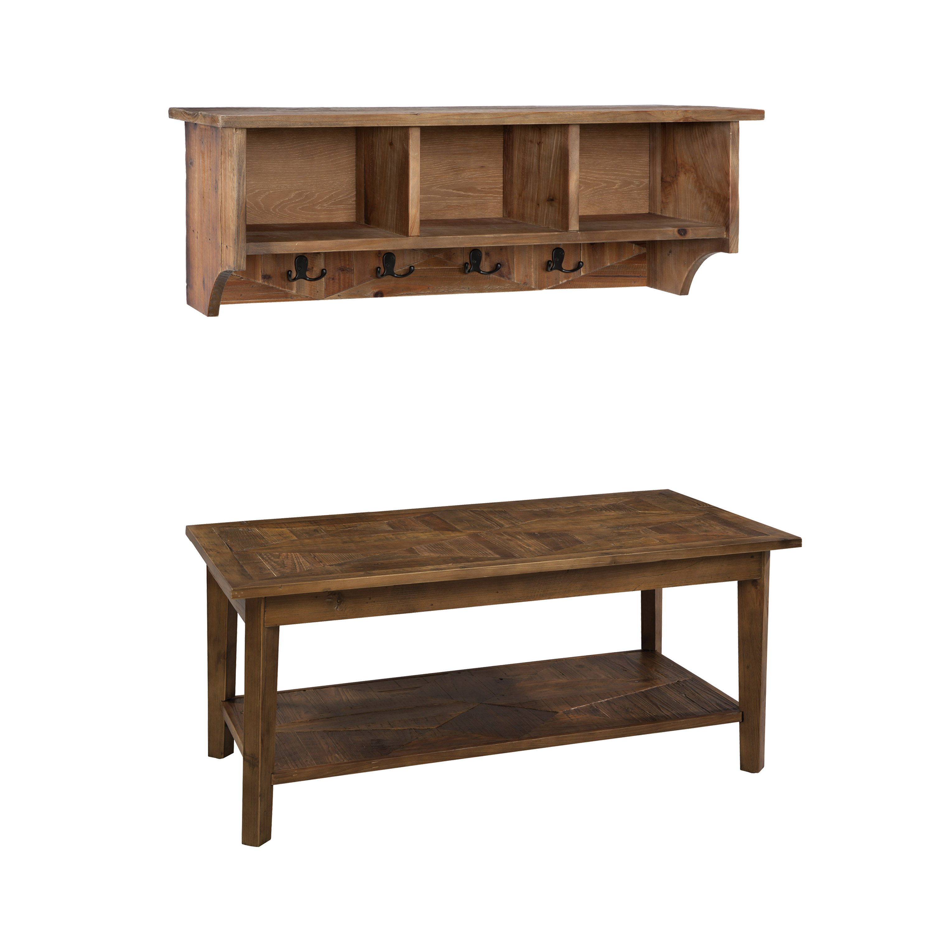 Revive Storage Coat Hook with Bench Set