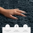 thumbnail image 4 of Plush Absorbent Bath Mat Rug with Anti-Skid Rubber Backing, 24 x 17, Navy, by Noble Linens, 4 of 12