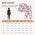 thumbnail image 4 of Fotbe Cat Pattern Long Sleeve Pajama Set for Women,Sleepwear Set,2-piece Loungewear Set,Soft PJs Comfy Nightwear with Pockets -X-Large, 4 of 7