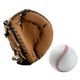 thumbnail image 2 of Guantes de Receptor de Béisbol Guante de Béisbol Y Pelota 12.5 "PU Teeball Guante Guantes de Captura para Práctica de Entrenamiento Unisex Principiant Marrón shamjiam Guantes de receptor de béisbol, 2 of 8