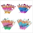 thumbnail image 2 of Juego de 20 brochas cosméticas con diseño de unicornio, brochas de mango largo, brochas de cerdas, brochas de maquillaje de ojos, herramientas de belleza y accesorios., 2 of 6