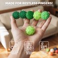 thumbnail image 3 of Magnetic Fidget Balls 6 Pack - Soft Silicone Sensory Toys for Teens & Adults - Silent Stress Relief, 3 of 8