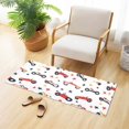thumbnail image 6 of Haosy Racing Car and Star Bathroom Rugs Non Slip Absorbent Soft Plush Quick Dry Bath Mat, 39"x20", 6 of 8