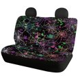 thumbnail image 5 of POLERO Colorful Spider Web Pattern Rear Seat Covers for SUV, 2 Piece Durable Car Rear Seat Protectors Easy to Install Machine Washable Car Back Seat Cover, 5 of 7