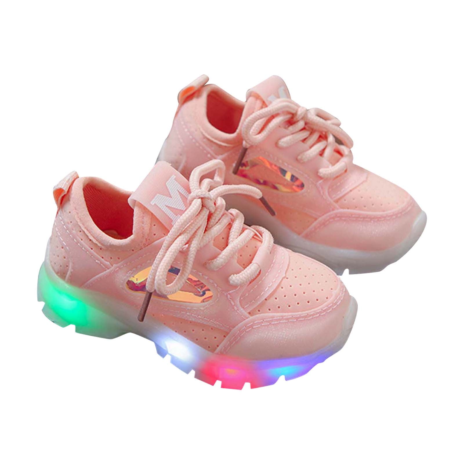 Minder dan toonhoogte Desillusie AnuirheiH Toddler Sneaker Kids Baby Girls Boys LED Light Shoes Casual Shoes  Sports Shoes On Sale - Walmart.com