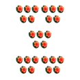 thumbnail image 2 of Maytalsory 5pcs Artificial Float Lotus Flowers Elegant Low Maintenance Realistic Appearance sunset red 5Set, 2 of 6