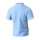 thumbnail image 4 of Camisas de Manga Corta de los Hombres Casual Color Sólido Lapel Top, Blusa de Verano de Nylon para el Uso Diario, 4 of 8