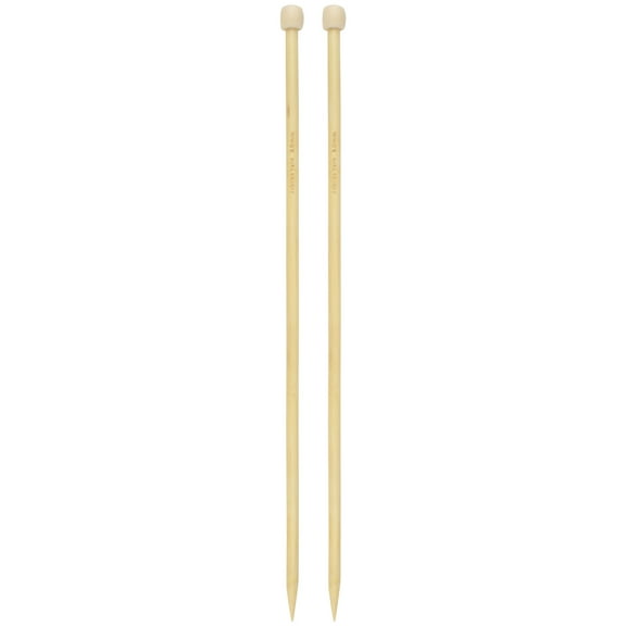 JubileeYarn Jumbo Birch Knitting Needles - US 85 (35mm) - 16" long - 1 pair