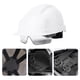 thumbnail image 4 of Casco con visera, casco, defensor, gafas integradas, casco de seguridad (blanco), 4 of 10