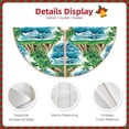 thumbnail image 4 of KLL Hawaii Palms Christmas Tree Skirt 36" ,Party Decorations Farmhouse for Christmas Decorations Holiday Party, 4 of 6
