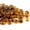 Amber, variant on 50 mini glass gemstones, Mankara flat-bottomed marble beads, suitable for home décor, art crafts, and vase fillers (0.5 inch to 0.7 inch).