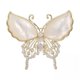 thumbnail image 1 of Broches de mariposa Yuyangstore decoración de diamantes de imitación 2 piezas, 1 of 8