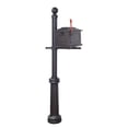 thumbnail image 2 of Special Lite Products SCK1017-SPK592-BLK Kingston Curbside Fresno Mailbox Post - Black, 2 of 5
