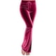 thumbnail image 3 of RKSTN Velvet Pants for Women Oversized Drawstring Slim Fits Straight Leg Sport Pants Womens Casual Solid Plus Size Velour Loose Soft Comfy Wide Leg No Pocket Athletic Jogger Pant Trousers, 3 of 8