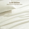thumbnail image 5 of Long-Staple Cotton Queen Bed Sheet Set with Dual-Lock System, 5 of 8