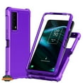 thumbnail image 4 of Phone Case for Motorola Moto G Stylus 5G 2025 Full-Body Dual Layer Hybrid Case Slim, Drop-Proof TPU Hard PC, Durable Corner Front Bumper Protector Cover Fit for Moto G Stylus 5G 2025 (Purple), 4 of 8