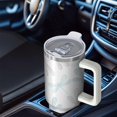 thumbnail image 4 of 1pc dragonfly 40oz Tumbler with Straw & Handle - Insulated Stainless Steel Cup | Holiday Gift for Man Women (Christmas, Valentine's, Birthday), 4 of 5